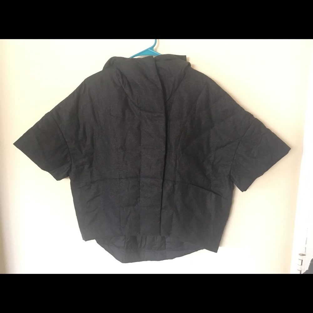 🎀GRAY PONCHO LUXURIOUS STUNNING WOOL STOLE NAU‼️ - Picture 2 of 8
